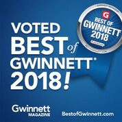 Voted Best of Gwinnet 2018 Gwinnet Magazine BestofGwinnet.com